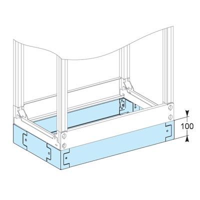 Schneider Prisma_ENCL 08724 цоколь 100ММ, Ш=400ММ, Г=400ММ