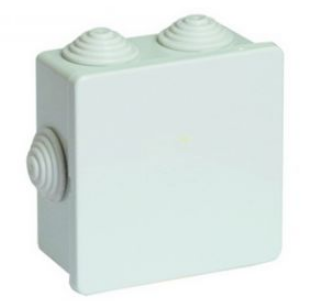 Коробка ответвитвительная с кабельными вводами, IP44, 80х80х40мм (розница)