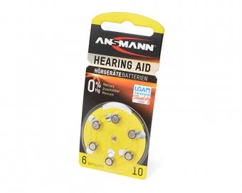 Элемент питания Ansmann Zinc-Air 10 5013223 BL6