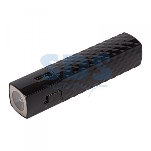 Портативное зарядное устройство PROCONNECT Power Bank 2000  mAh c фонариком USB черное 30-0210-5