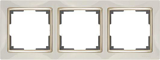 Werkel  Snabb Basic Слоновая Кость Рамка 3-местная WL03-Frame-03 a036632