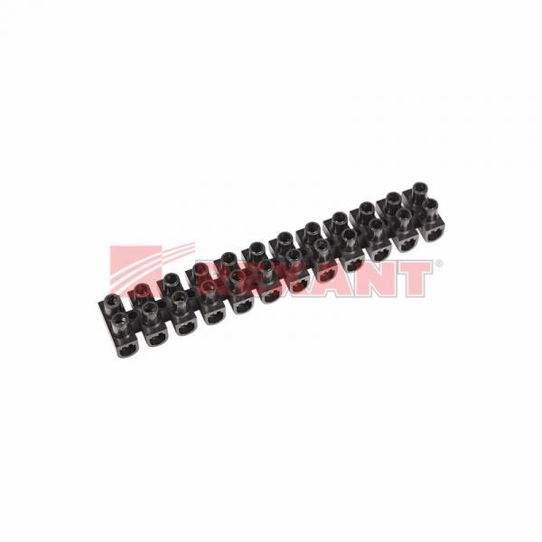 Колодка клеммная REXANT КВ-10  10А  10мм²  PP (полипропилен)  черный 07-5010-2