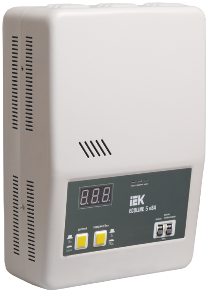 Стабилизатор 1ф. настенный  Ecoline 5 кВА ИЭК