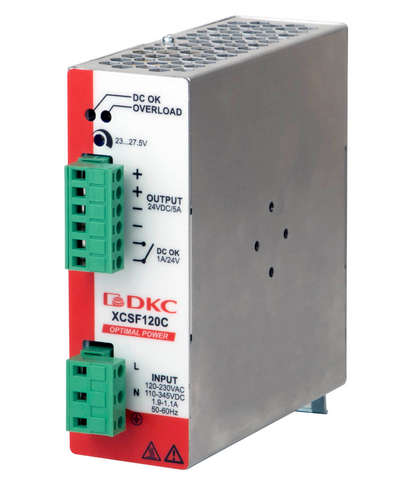 Источник бесперебойного питания ДКС OPTIMAL POWER, 1p,120Вт,5А,24В,ORing