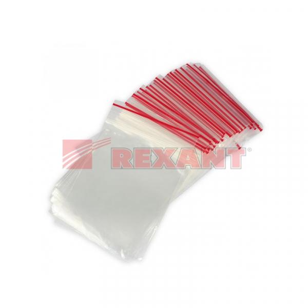 Пакеты с замком типа «Zip Lock» ПВД 10х15 см, 35мкм, (100шт/уп) 09-7010