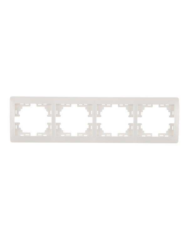 Рамка 4-м Mira горизонт. бел. LEZARD 701-0200-149