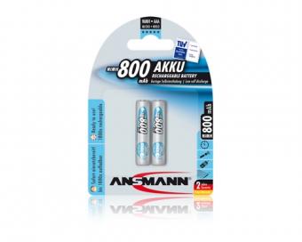 Аккумулятор Ansmann R03 800mAh maxE AAA 5030982 BP2