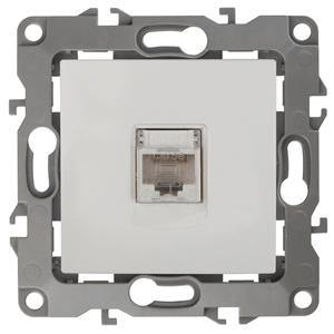 ЭРА  Эра12  Слоновая Кость  Розетка информационная RJ45 12-3107-02 Б0014724