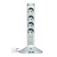 Legrand 694614 Стойка 2хUSB+microUSB+4х(2К+З)