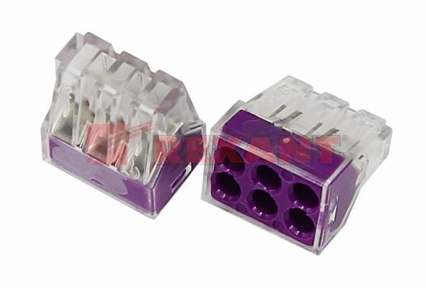 REXANT 773-326 Экспресс-клеммы электромонтажные (6*2.5мм²) 07-3260 07-3260