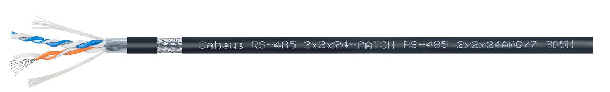 Cabeus RS-485 2x2x24AWG/7  Кабель интерфейсный