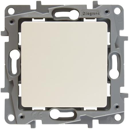 Legrand  Etika  Слоновая Кость Переключатель механизм 1-клавишный 10АХ, 250В, винтовые зажимы 672305
