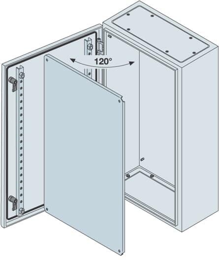 Щит  300х400х150  IP65  SR2 с монтажной платой  ABB SRN3415K