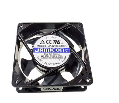 Вентилятор JA1238H2B0N-T, 220В, 120х120х38мм, подшипник качения (Dual Ball) 2600 оборотов/мин (клемма)