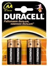 Элемент питания DURACELL MN1500/LR6 BP4 (кратно 4)