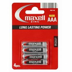 Элемент питания MAXELL R03 Zinc BP4