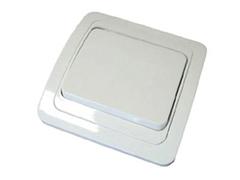 TDM  Валдай  Белый Переключатель на 2 направления 1-клавишный СП 10А IP20 SQ1804-0003