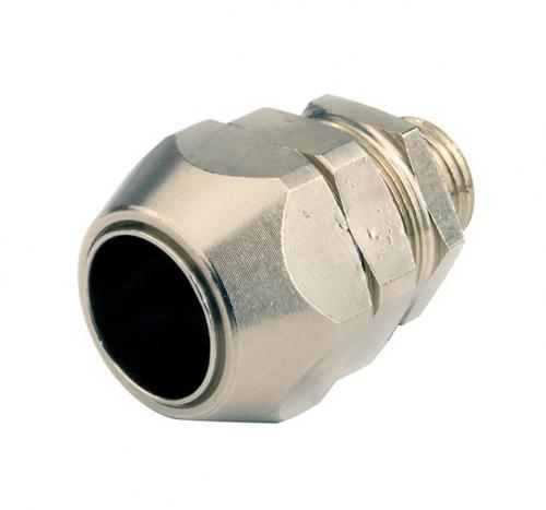 Муфта металлорукава в гладкой изоляции в оплетке-коробка DN 20,IP66, М25х1,5