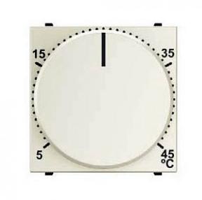 ABB  Zenit  Альпийский Белый Терморегулятор механизм  для теплых полов с выносным датчиком температуры 10А/250В N2240.3 BL/2CLA224030N1101/