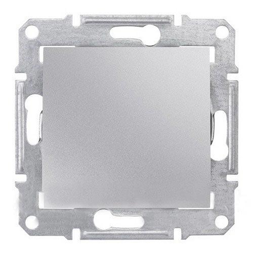 Schneider Electric Sedna Алюминий Переключатель механизм проходной 1-клавишный 10А схема7, IP20 скрытая установка SDN0500160