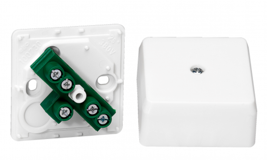 Коробка соединительная IP20 60Х60 + колодка 5*440V белая RAL9003 Schneider Electric IMT34352