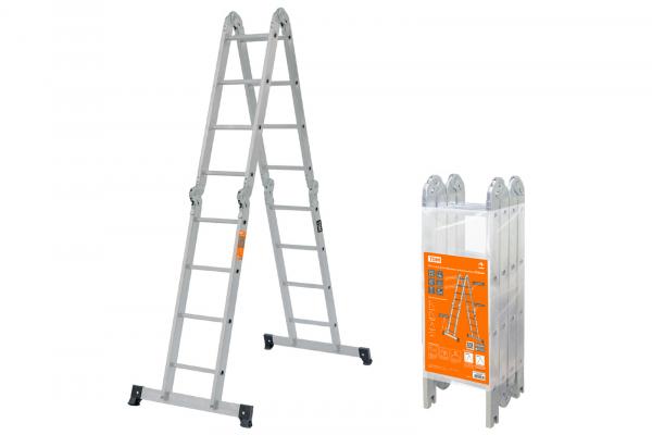 Лестница-трансформер 4*4 алюм.1,17/2,09/4,33м ЛТА4х4, 11,7 кг TDM