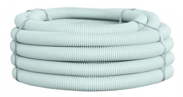 Труба ПВХ гофр. пр. 63мм сер. легкая EKF Plast