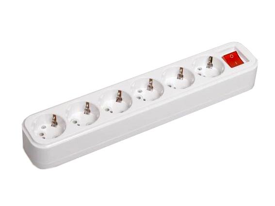 Колодка К06В 6 места 2Р+РЕ 16А/250В CLASSIC IEK