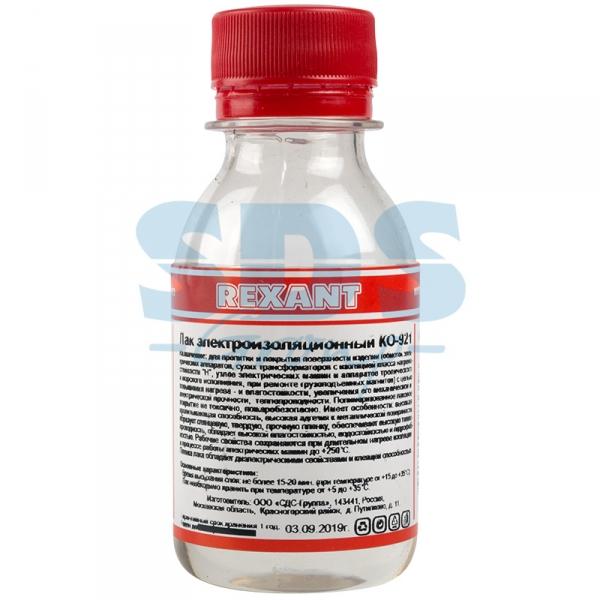 Лак электроизоляционный KO-921  100мл  REXANT 09-3789