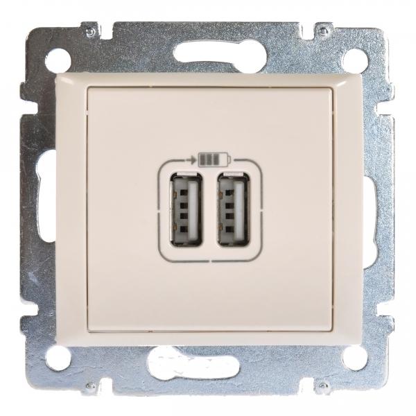 Legrand Valena  Слоновая Кость  Розетка 2 хUSB 774170