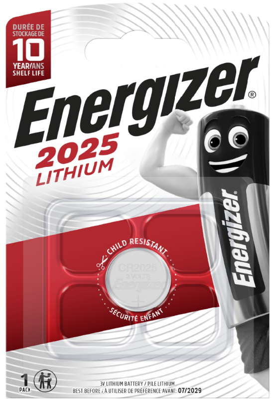 Элемент питания ENERGIZER CR2025 Lifhium FSB1