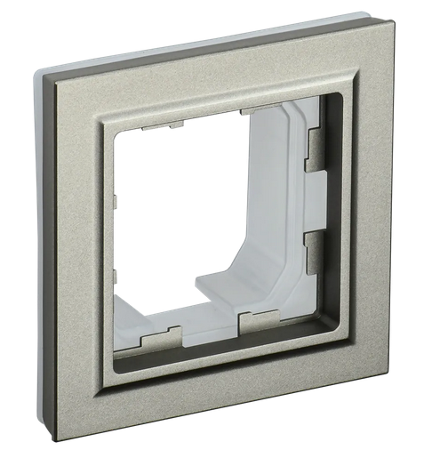 BRITE Рамка 1-мест. IP44 РУ-1-БрШ-44 шамп. IEK