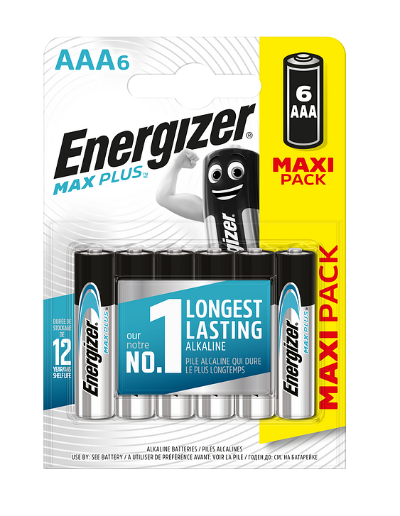 Элемент питания ENERGIZER E92 /LR03  Max Plus BP6 (кратно 6)
