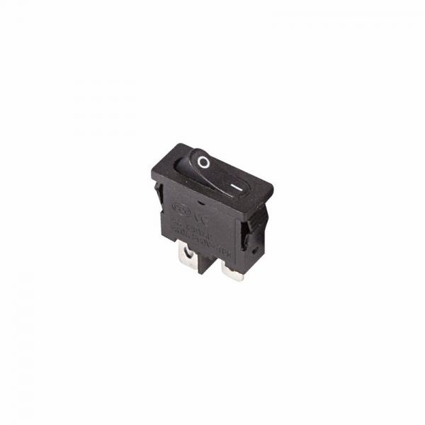Выключатель клавишный 250V 6А (2с) ON-OFF черный  Mini  (RWB-103, SC-766, MRS-101-5)  REXANT 36-2050