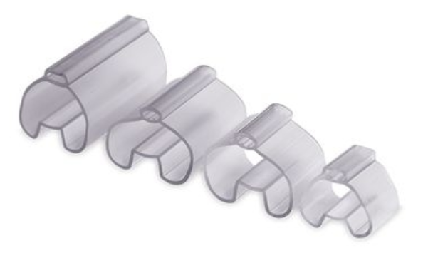Трубочка прозрачная для гибкой маркировки, 1,5-2,5 мм, длина 15 мм.