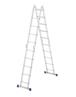 Лестница-трансформер 4*5 алюминиевая 1,50/2,91/5,78м / Сибртех 97883