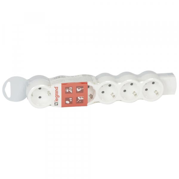 Удлинитель Legrand  6X2К+З без кабеля 695019