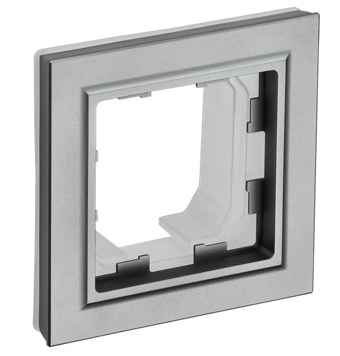 BRITE Рамка 1-мест. IP44 РУ-1-БрС-44 сталь IEK