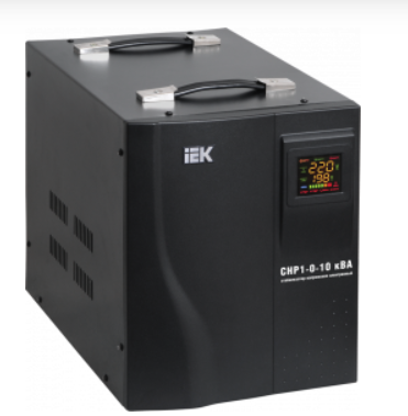 Стабилизатор IEK однофазный 10кВа релейный напольный HOME 10 кВА (СНР1-0-10)