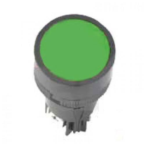 Арматура светосигнальная TDM SB-7 кнопка пуск 1NO зелёная d=22mm