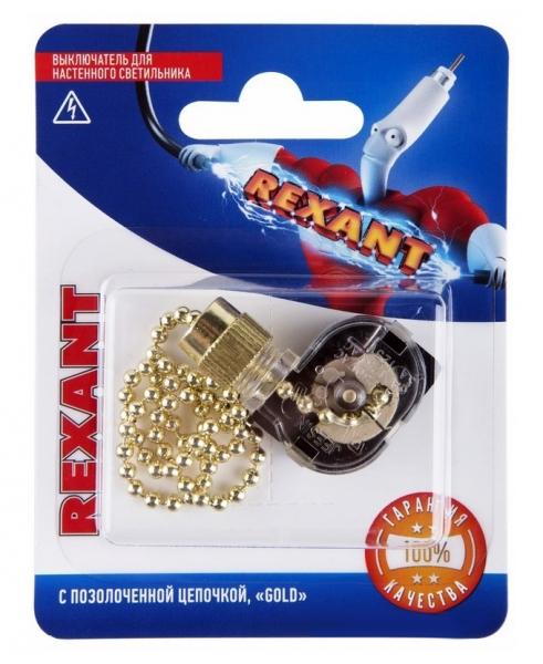 REXANT Выключатель для настенного светильника Gold 06-0241-A 06-0241-A