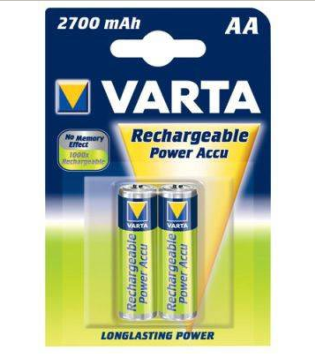 Аккумулятор VARTA R6 (2700 mAh Ni-Mh) 5706.301.402  BL2