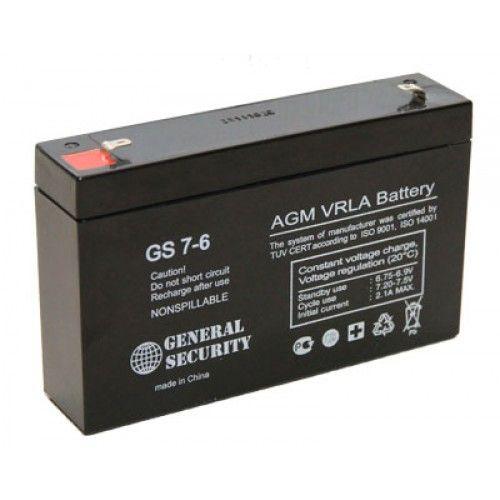 Аккумулятор GS 6V 7Ah