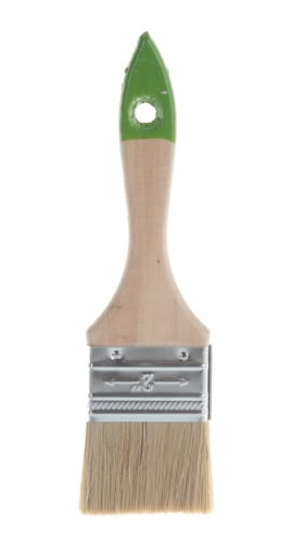 Кисть КФ 2" плоская 50 мм, натуральная щетина, деревянная ручка// Сибртех