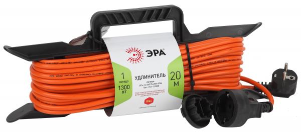 Удлинитель силовой ЭРА UFx-1e-3x0.75-20m-IP44 на рамке c/з 1 гн 20м ПВС 3x0.75