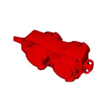 Удлинитель силовой TDM Уз16-02/02 (IP44 4 места/10м  КГ 3х1,5)