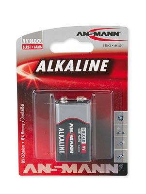 Элемент питания Ansmann 6LR61 RED 1515-0000 BL1