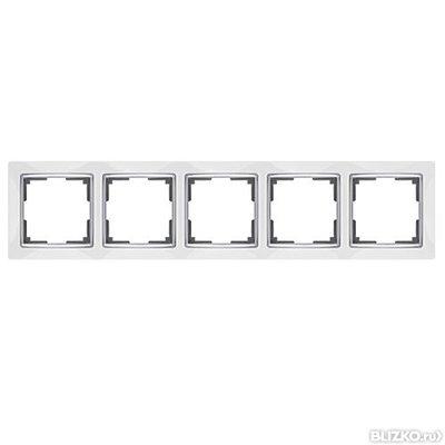 Werkel  Snabb Basic Белый Рамка 5-местная WL03-Frame-05 a036629