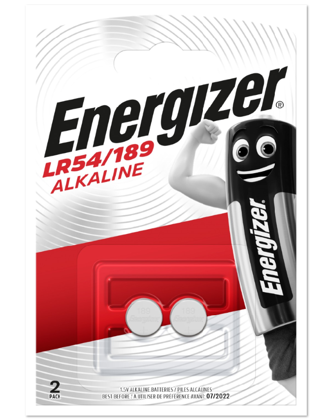 Элемент питания Energizer LR54/189 Alkaline FSB2