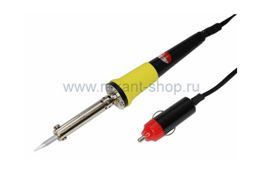 Паяльник со штекером прикуривателя автомобиля  40W, 12V 12-0184